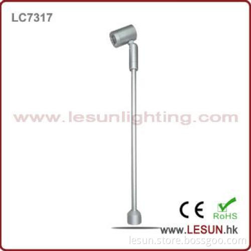 CE approval long lifespan 1W high power led cabinet light stand LC7317